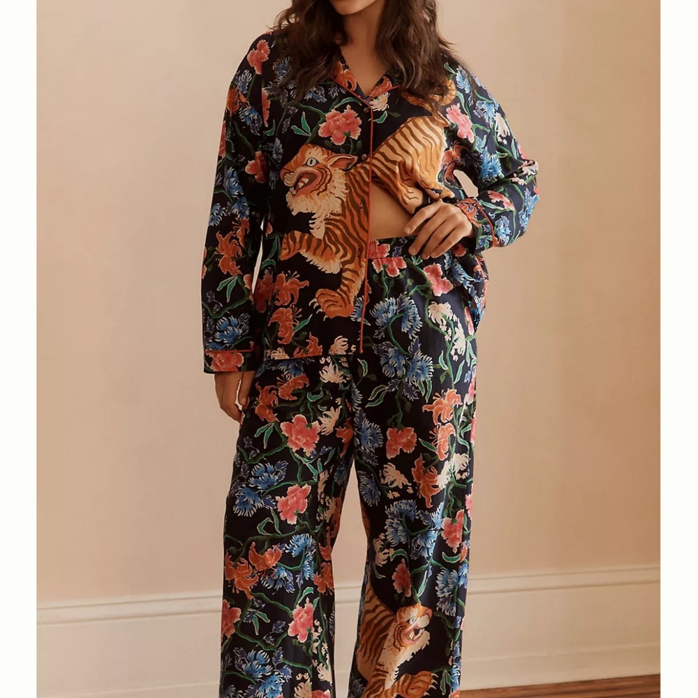 LyreBird Cloud Flannel Pajama Pants from Anthropologie